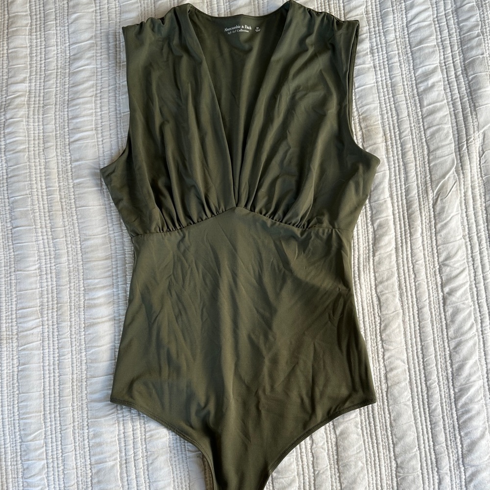 Abercrombie Olive Green Bodysuit